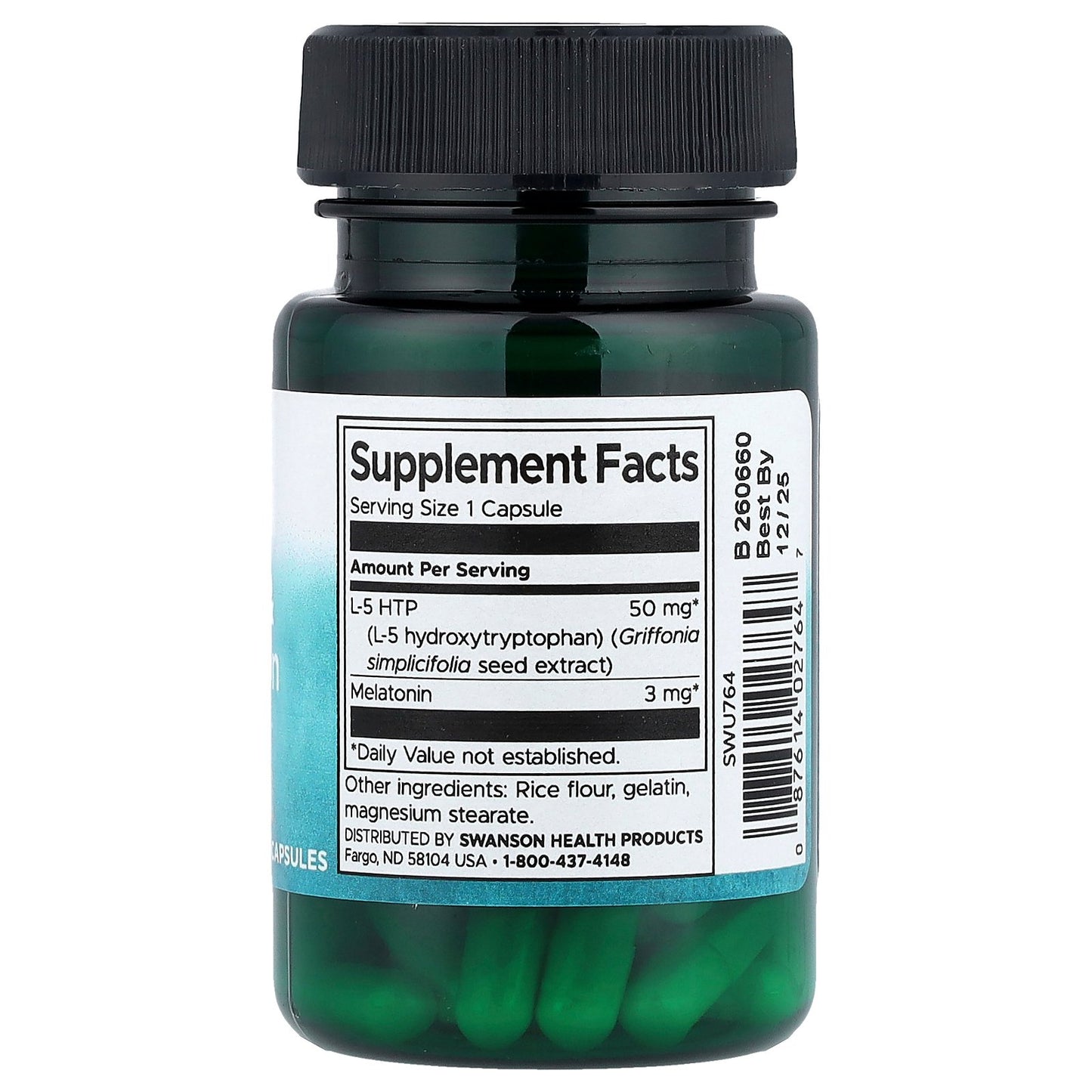 Swanson, 5-HTP & Melatonin, 30 Capsules