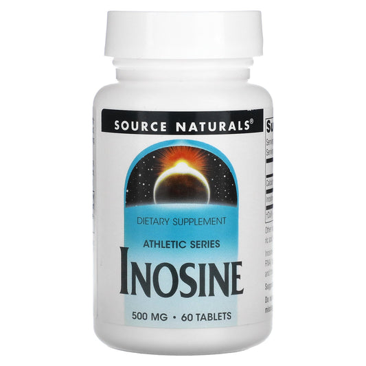 Source Naturals, Athletic Series, Inosine, 500 mg, 60 Tablets