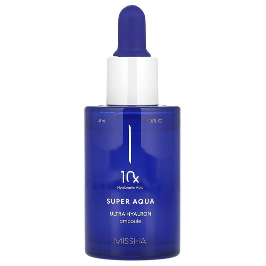 Missha, Super Aqua, Ultra Hyalron Ampoule, 1.58 fl oz (47 ml)