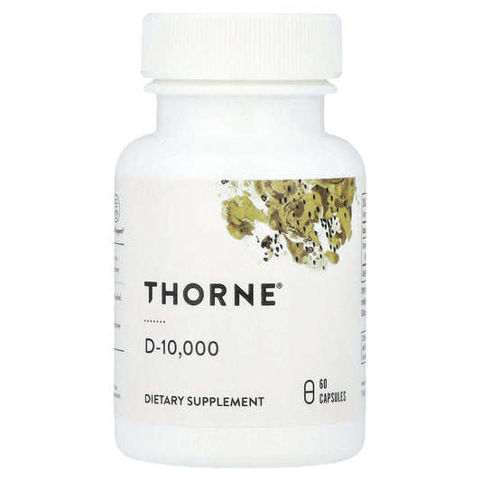 Thorne, D-10,000, 60 Capsules (250 mcg per Capsule)