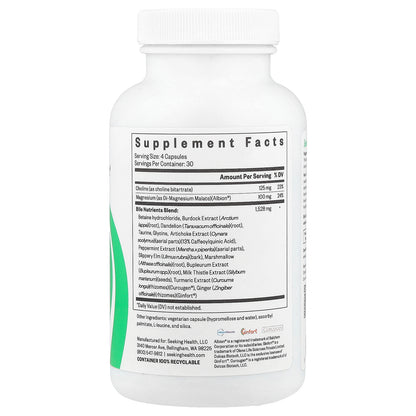 Seeking Health, Bile Nutrients, 120 Capsules