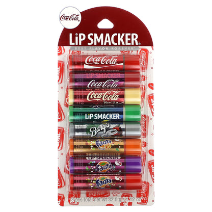 Lip Smacker, Coca-Cola, Lip Balm, Assorted, 8 Pack, 0.14 oz (4 g) Each