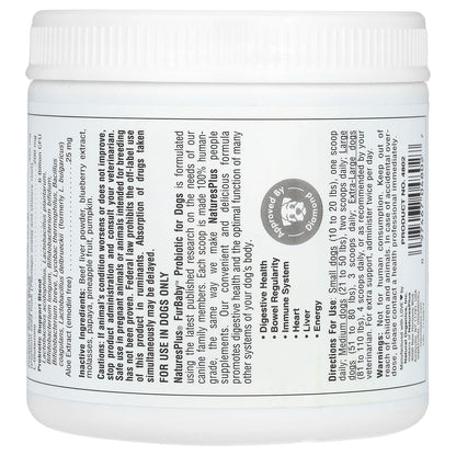 NaturesPlus, FurBaby, Probiotic for Dogs, 9.5 oz (270 g)