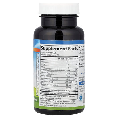 Carlson, B-50 Gels, 50 Soft Gels