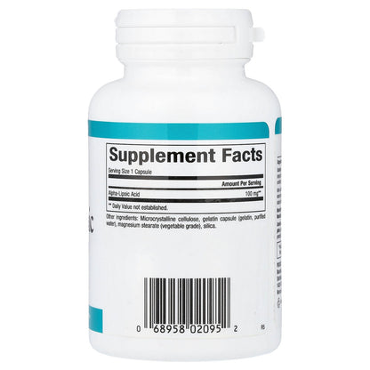 Natural Factors, Alpha-Lipoic Acid, 100 mg, 60 Capsules
