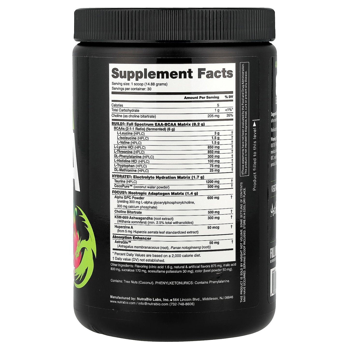 NutraBio, Alpha EAA, Dragonfruit Candy, 0.98 lb (446 g)