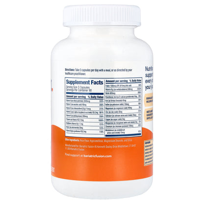 Bariatric Fusion, High ADEK Multivitamin, 270 Capsules