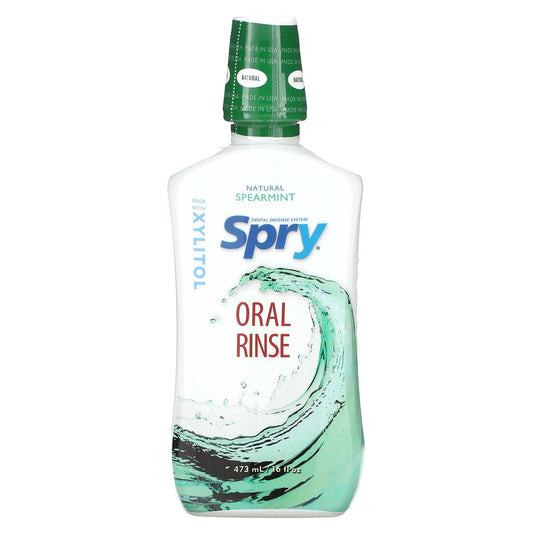 Xlear, Spry, Oral Rinse, Natural Spearmint, 16 fl oz (473 ml)