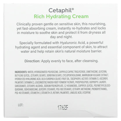 Cetaphil, Rich Hydrating Cream, 1.7 oz (48 g)