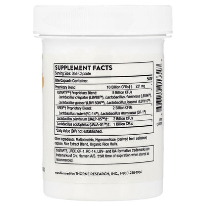 Thorne, Women's Daily Probiotic, 30 Capsules