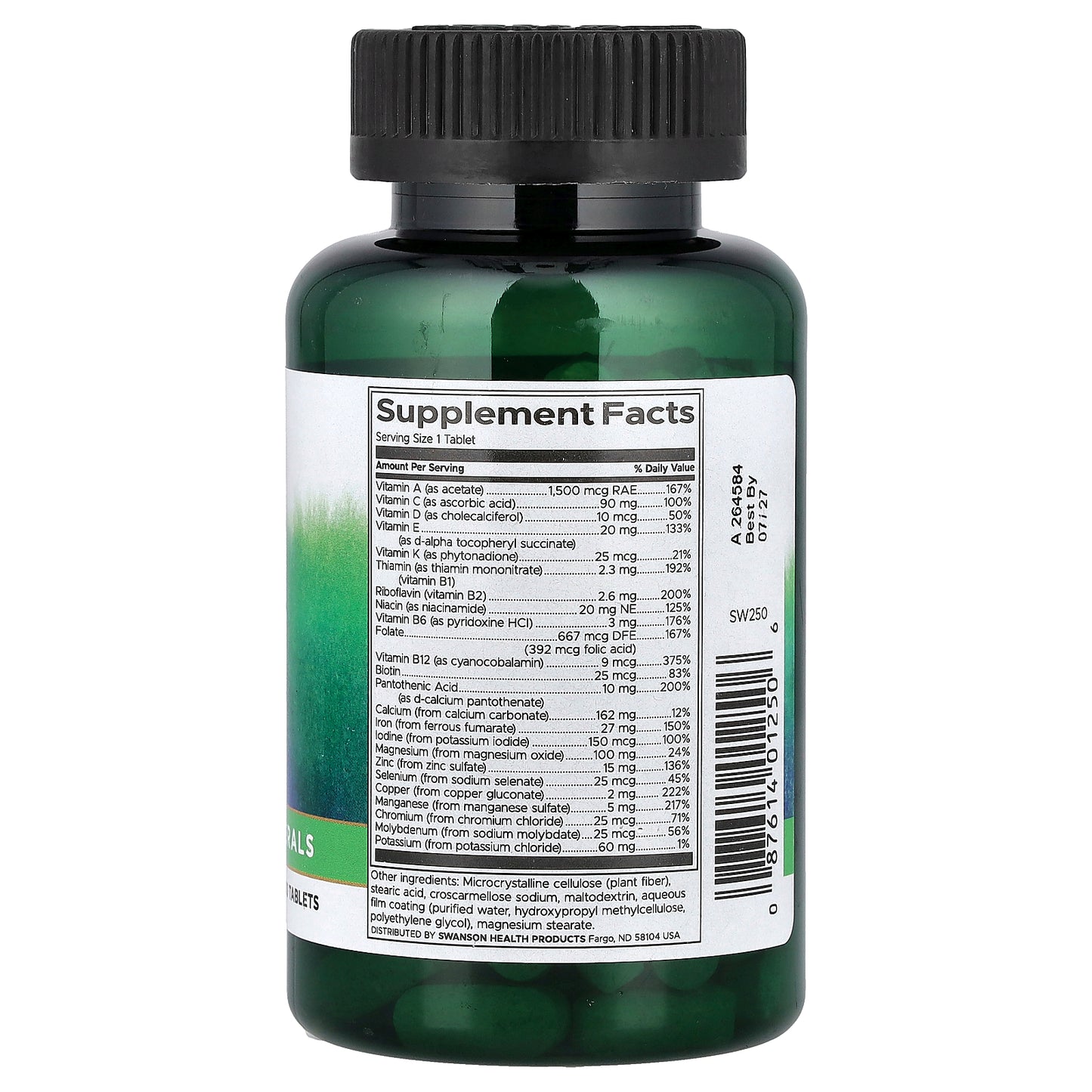 Swanson, Just One Multi with Iron, 130 Tablets