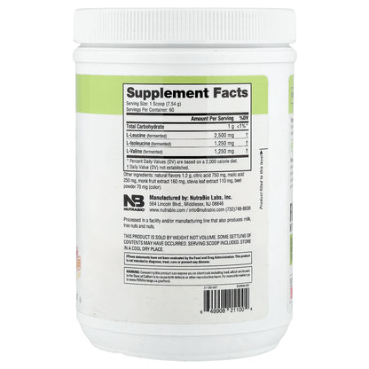 NutraBio, BCAA 5000, Strawberry Lemonade, 1 lb (452 g)