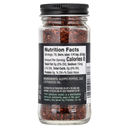 Frontier Co-op, Crushed Aleppo Chili Pepper, 1.34 oz (38 g)