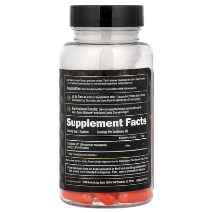 ALPHA LION, Gains Candy, CaloriBurn®, 60 Capsules (40 mg per Capsule)