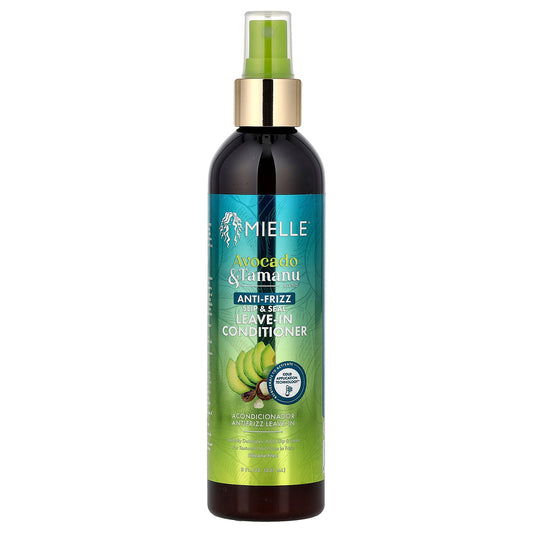 Mielle, Anti-Frizz Slip & Seal Leave-In Conditioner, Avocado & Tamanu , 8 fl oz (237 ml)