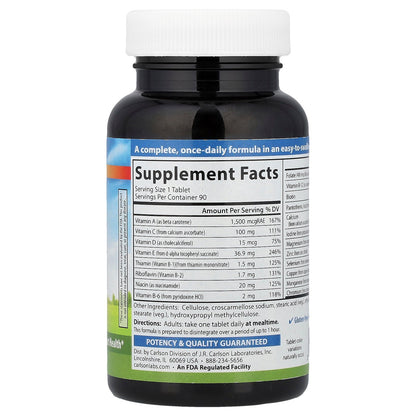 Carlson, Mini Multi, 90 Mini Tablets