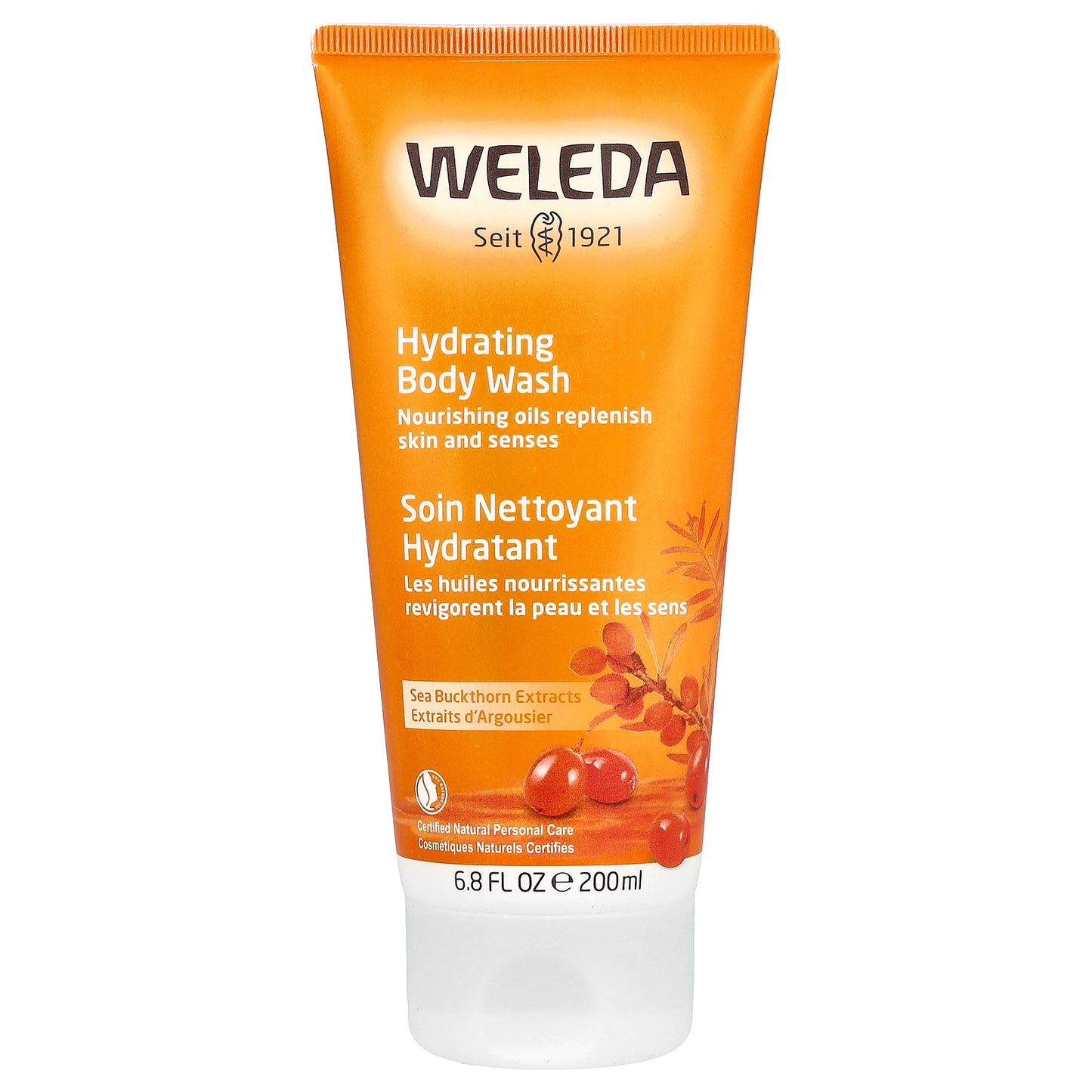 Weleda, Hydrating Body Wash, Sea Buckthorn Extracts, 6.8 fl oz (200 ml)