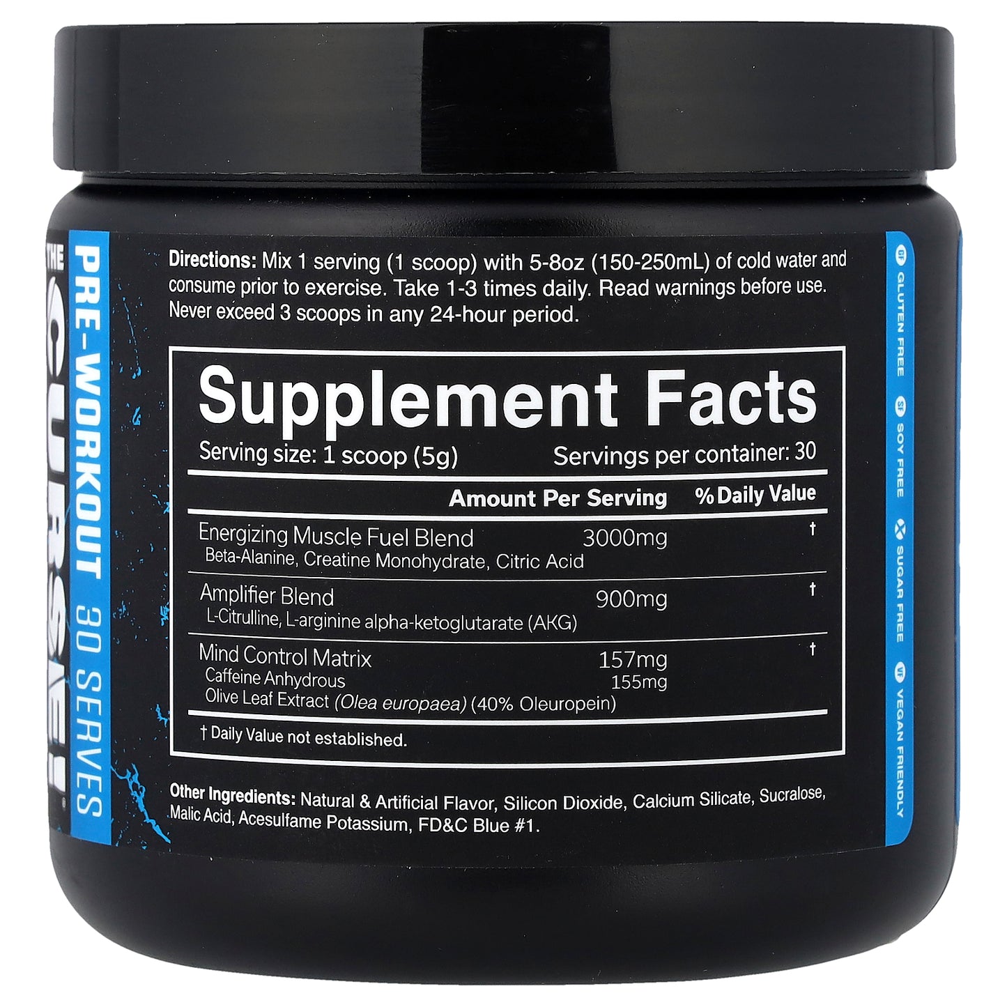 JNX Sports, The Curse!®, Pre-Workout, Blue Raspberry, 5.3 oz (150 g)