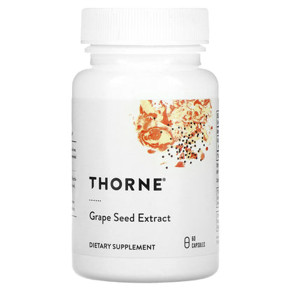 Thorne, Grape Seed Extract, 60 Capsules (100 mg per Capsule)