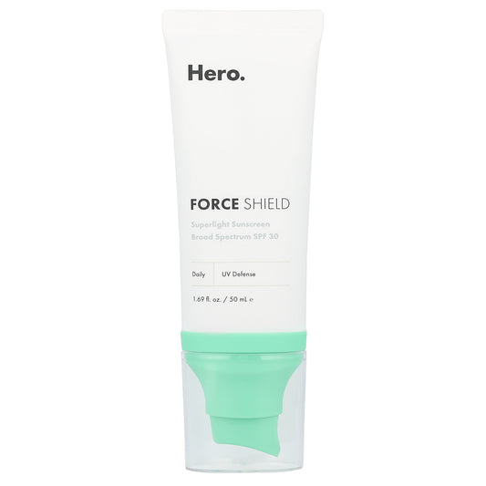 Hero Cosmetics, Force Shield, Superlight Sunscreen, SPF 30, 1.69 fl oz (50 ml)