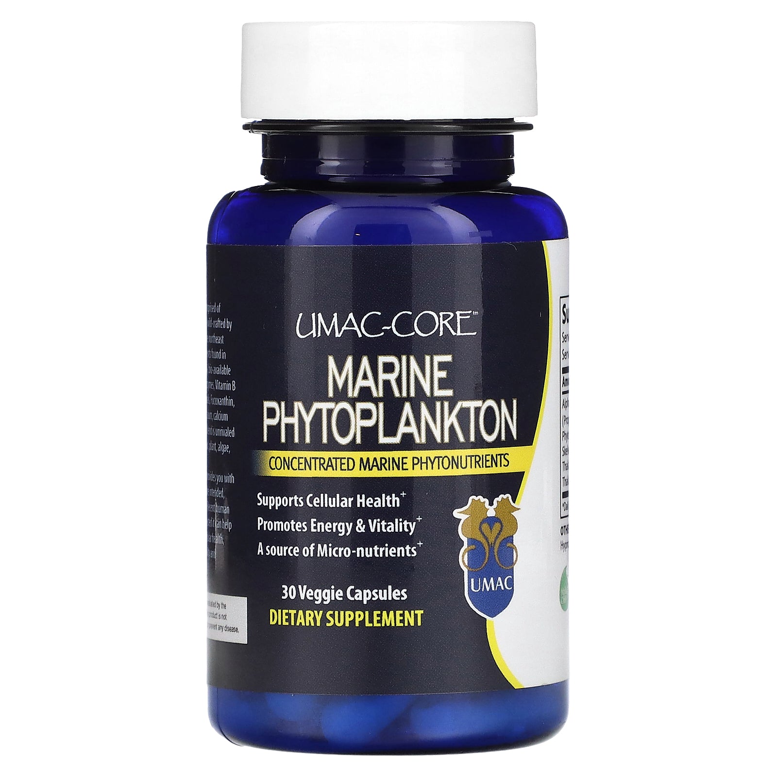 Umac-Core, Marine Phytoplankton, 30 Veggie Capsules