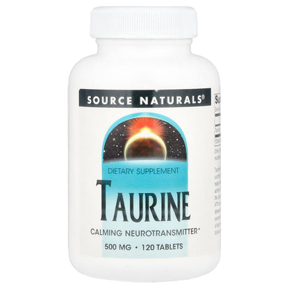 Source Naturals, Taurine, 500 mg, 120 Tablets