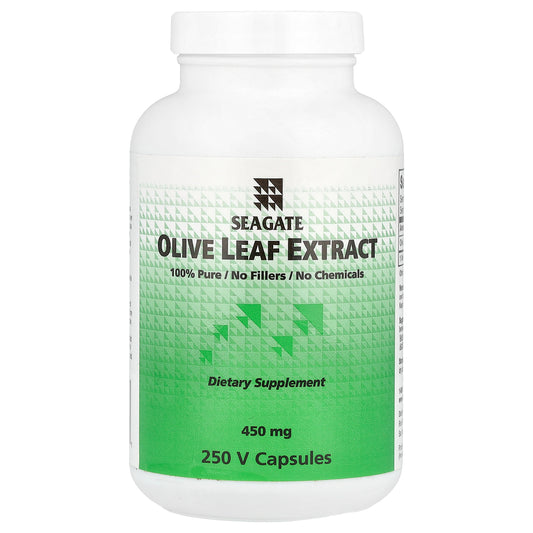 Seagate, Olive Leaf Extract, 450 mg, 250 V Capsules