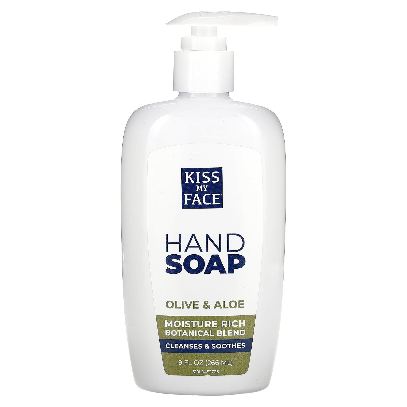 Kiss My Face, Hand Soap, Olive & Aloe, 9 fl oz (266 ml)