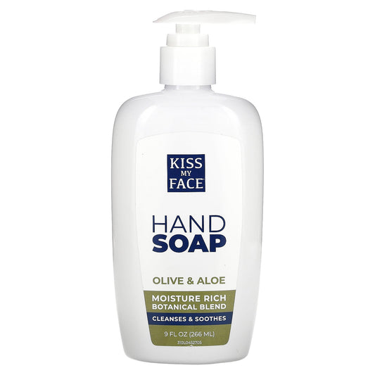 Kiss My Face, Hand Soap, Olive & Aloe, 9 fl oz (266 ml)