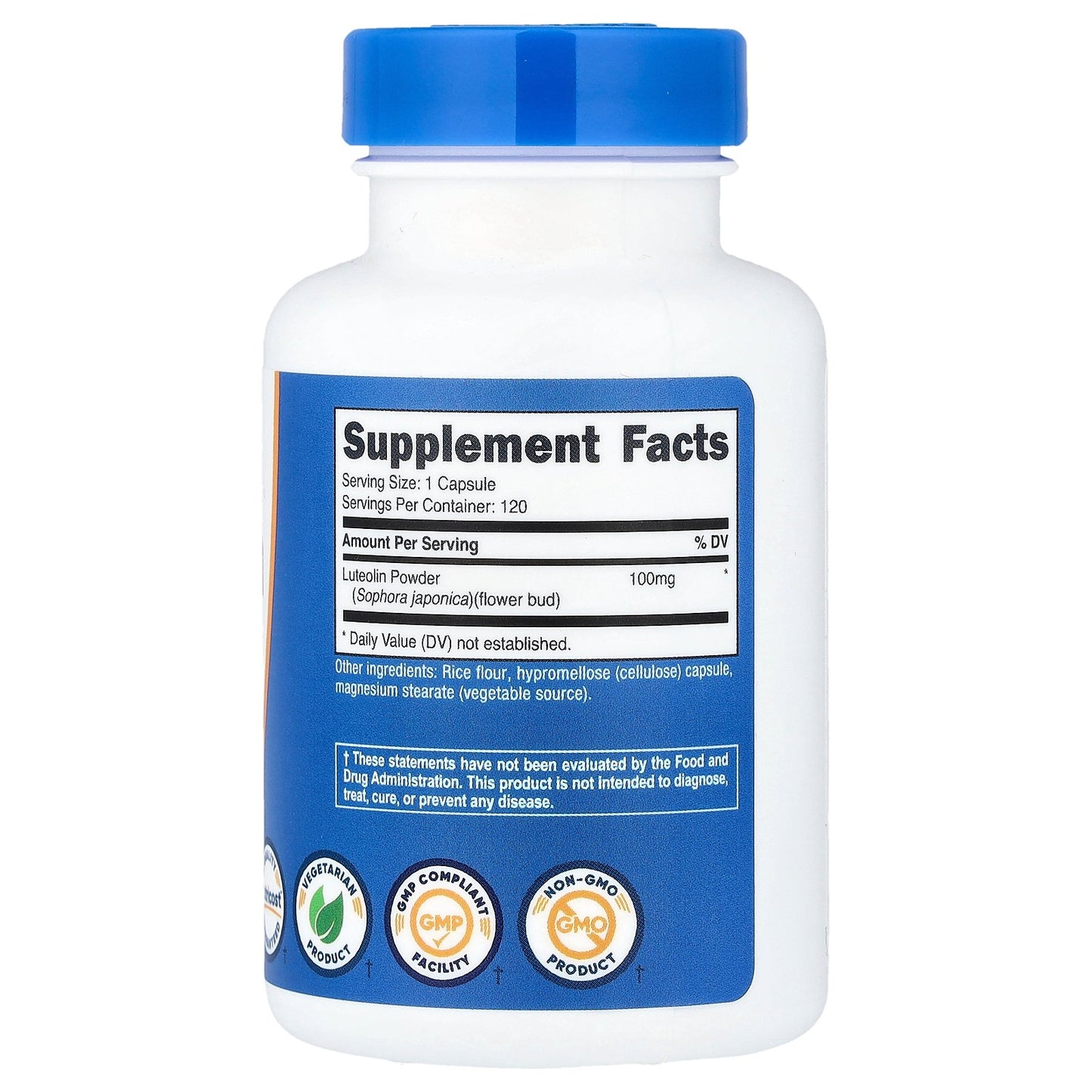 Nutricost, Luteolin, 100 mg, 120 Capsules