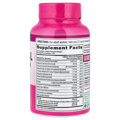 Nature's Truth, Ultra Prenatal Multivitamin + DHA, 120 Quick Release Softgels