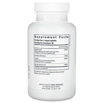 Vital Nutrients, BCQ, 120 Vegan Capsules