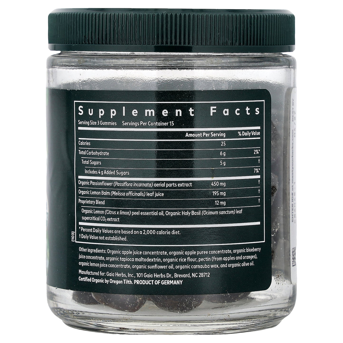 Gaia Herbs, Relax Gummies, Lemon, 45 Vegan Gummies