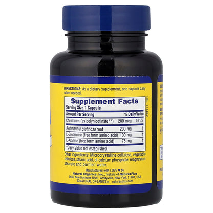 NaturesPlus, Sugar Control® with ChromeMate®, 60 Capsules