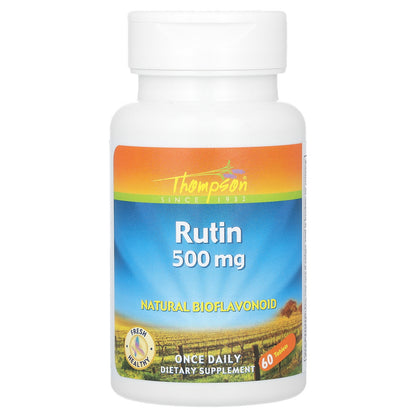 Thompson, Rutin, 500 mg, 60 Tablets