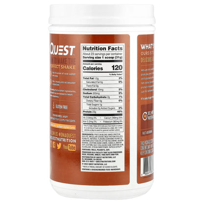 Quest Nutrition, Protein Powder, Peanut Butter, 1.6 lb (726 g)