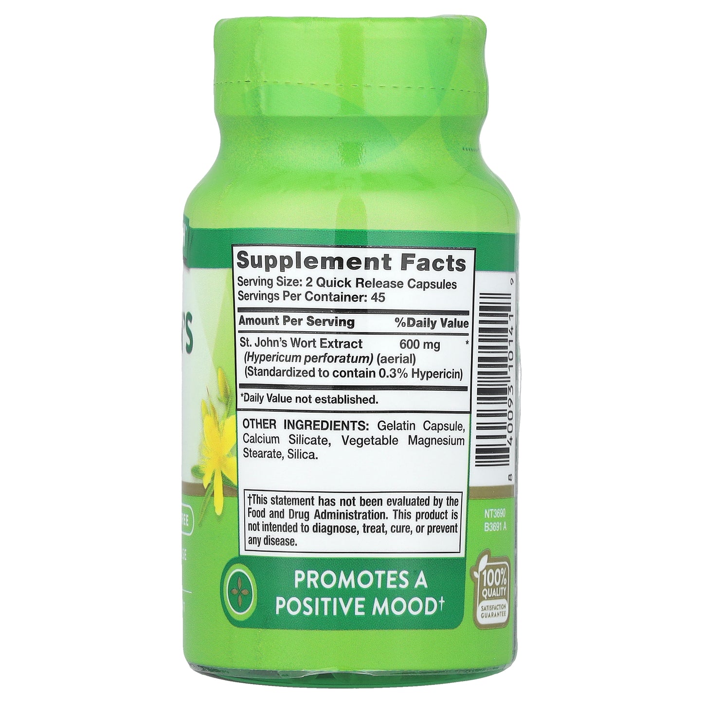 Nature's Truth, St. John's Wort, 90 Quick Release Capsules (300 mg per Capsule)