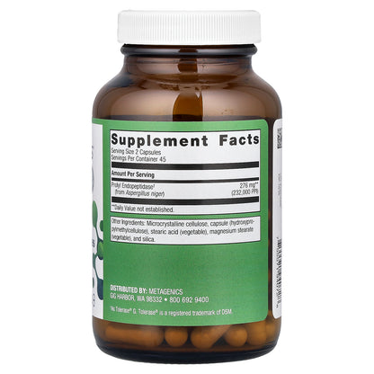 Metagenics, SpectraZyme® Gluten Digest Enzymes, 90 Capsules (138 mg per Capsule)