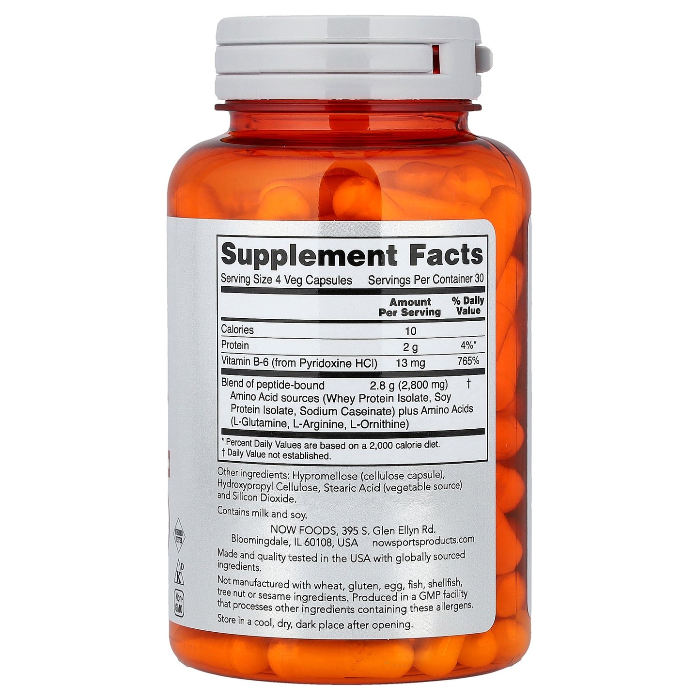 NOW Foods, Sports, Amino Complete™, 120 Veg Capsules