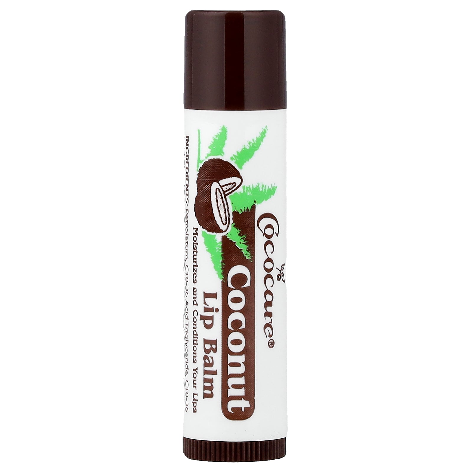 Cococare, Coconut Lip Balm, 0.15 oz (4.2 g)