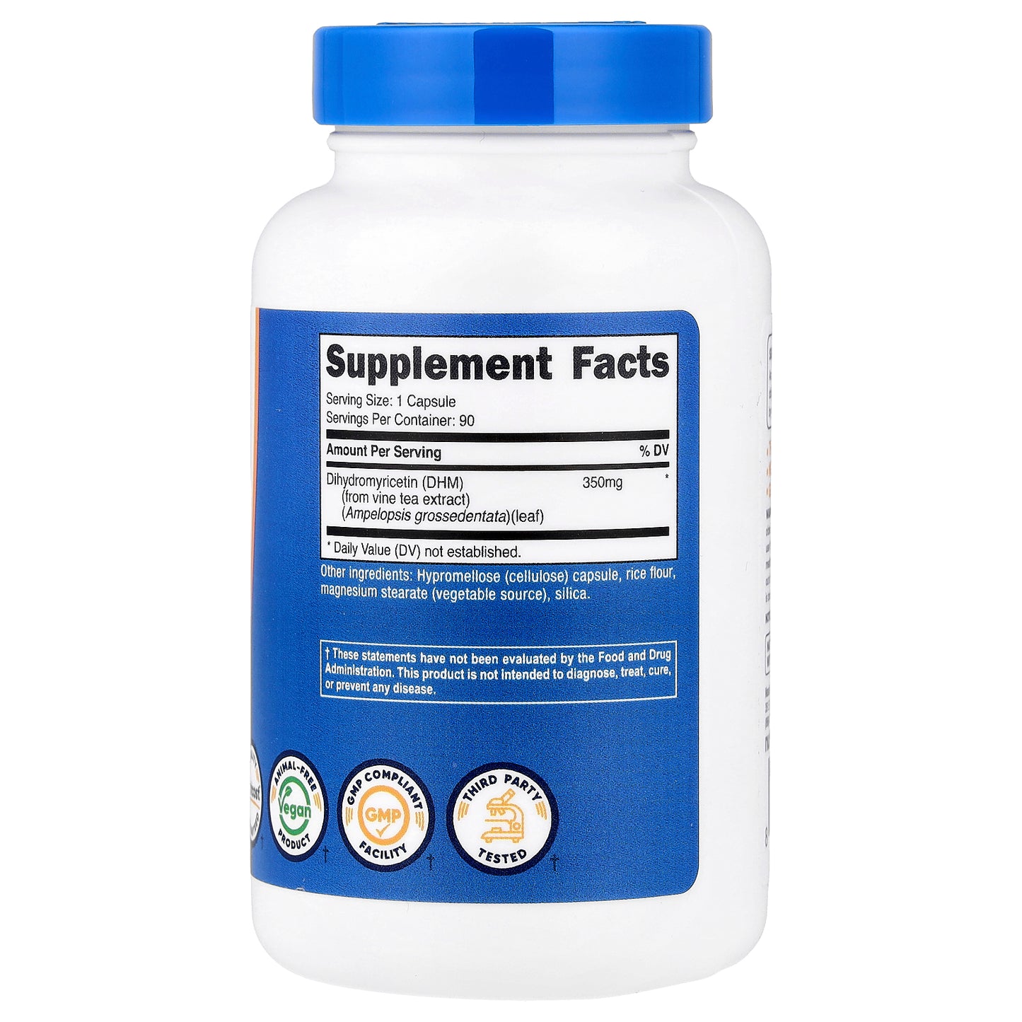 Nutricost, DHM, 350 mg, 90 Capsules