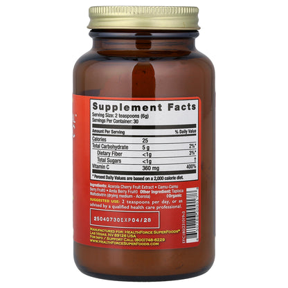 HealthForce Superfoods, Truly Natural™ Vitamin C, 6.35 oz (180 g)