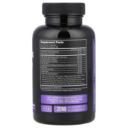 NutraChamps, Liver Detox & Cleanse, 60 Vegan Capsules