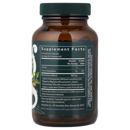 Gaia Herbs, SleepThru®, 120 Liquid Phyto-Caps® (470 mg per Cap)