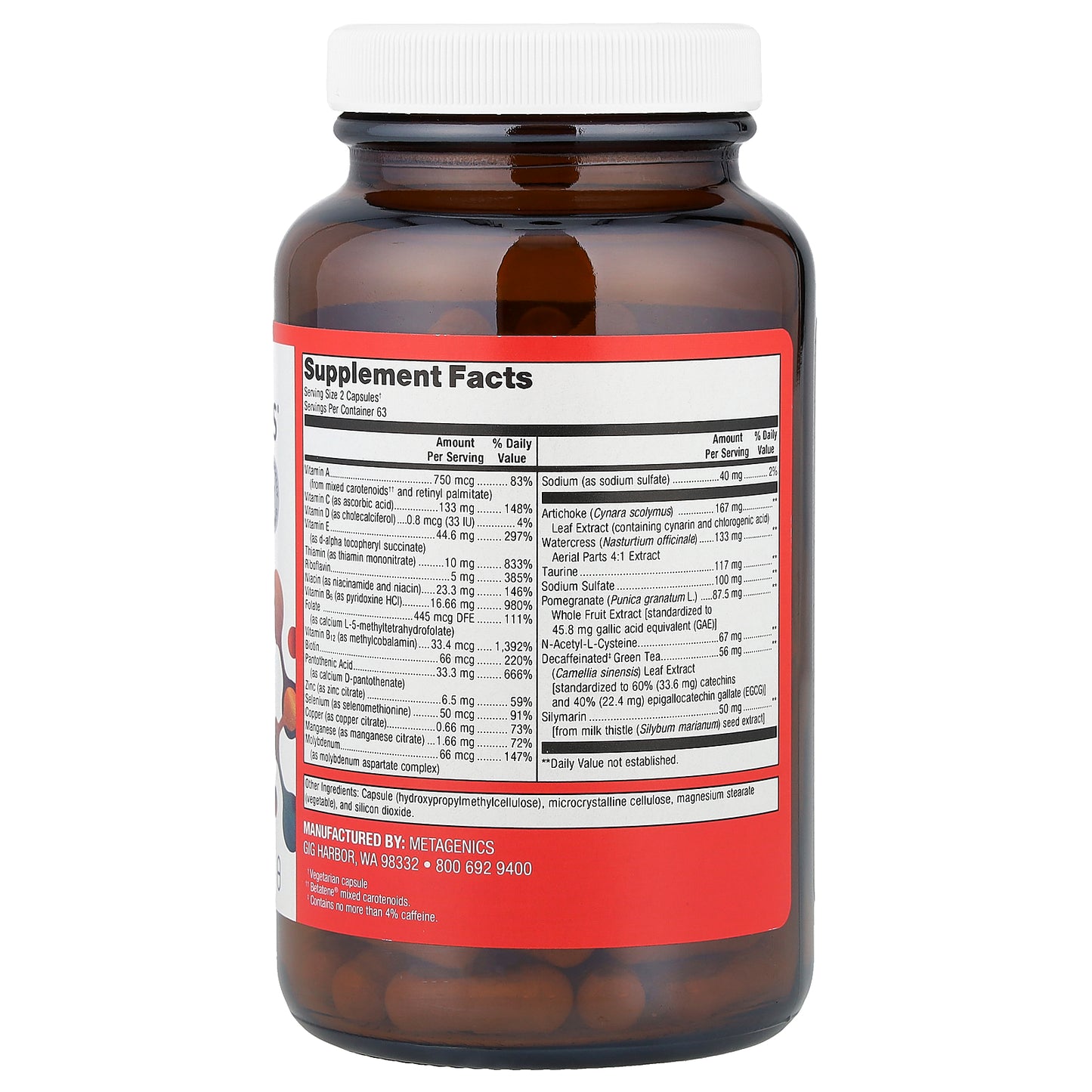 Metagenics, AdvaClear®, 126 Capsules