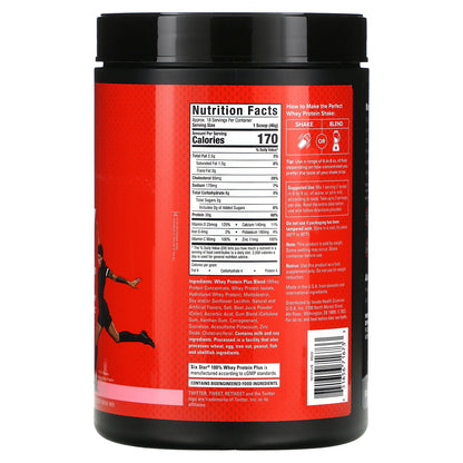 SIXSTAR, 100% Whey Protein Plus, Strawberry Smoothie, 1.8 lbs (816 g)