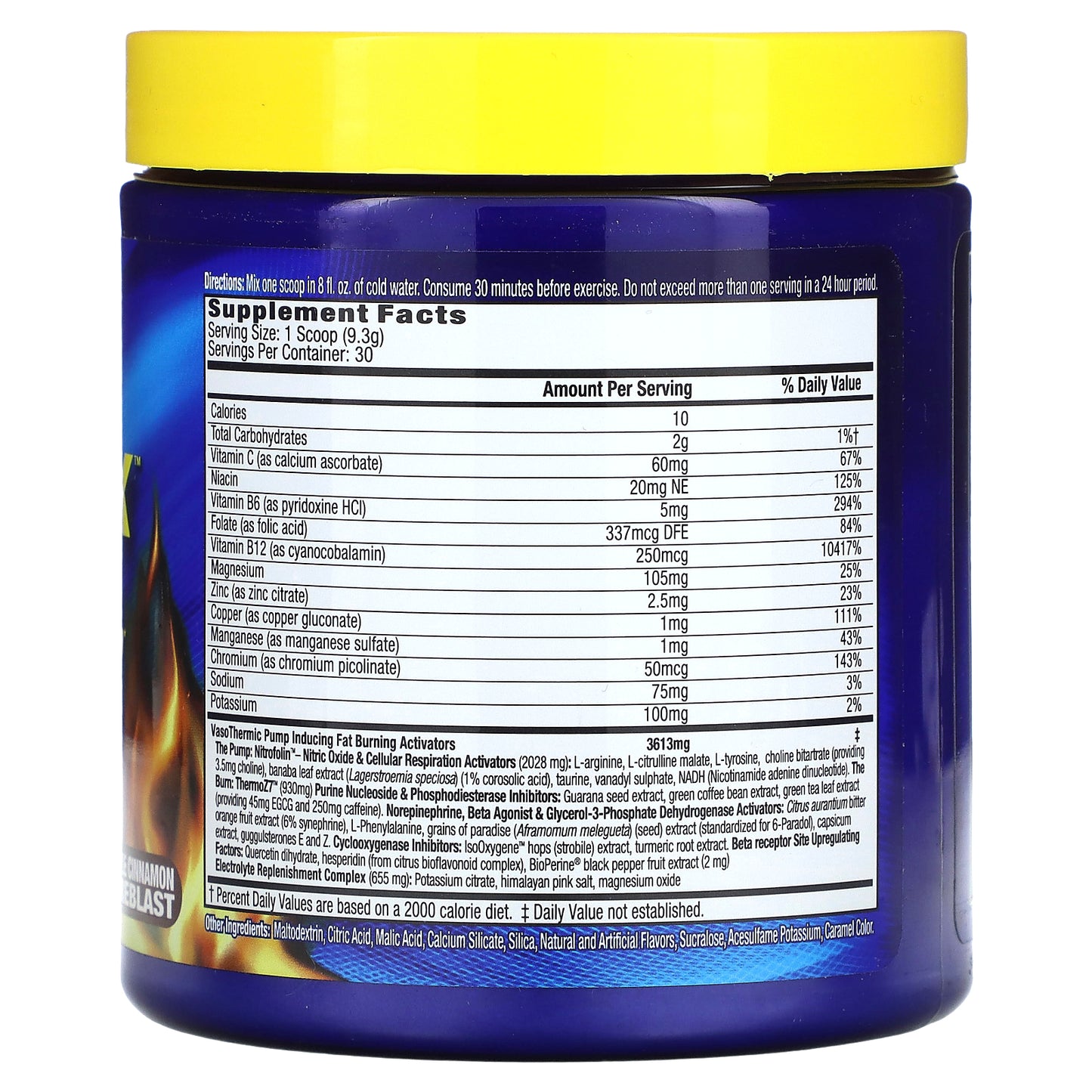 MHP, Anadrox Pump & Burn, Pre-Workout Amplifier, Apple Cinnamon Fireblast, 9.84 oz (279 g)