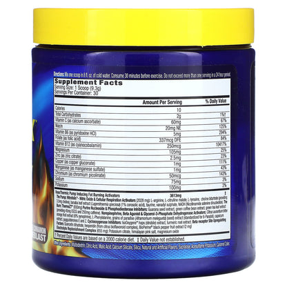 MHP, Anadrox Pump & Burn, Pre-Workout Amplifier, Apple Cinnamon Fireblast, 9.84 oz (279 g)