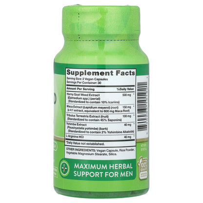 Nature's Truth, Horny Goat Weed with Maca, 60 Capsules