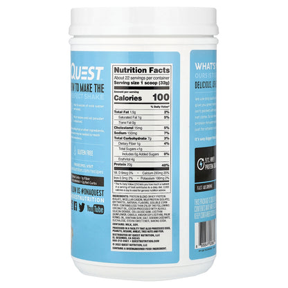 Quest Nutrition, Protein Powder, Cookies & Cream, 1.6 lb (726 g)